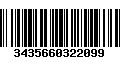 Código de Barras 3435660322099