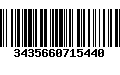 Código de Barras 3435660715440