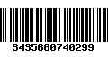 Código de Barras 3435660740299