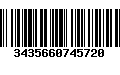 Código de Barras 3435660745720