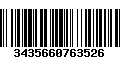 Código de Barras 3435660763526