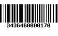 Código de Barras 3436460000170