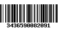 Código de Barras 3436590082091