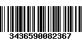 Código de Barras 3436590082367