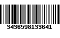 Código de Barras 3436598133641