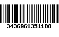 Código de Barras 3436961351108