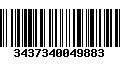 Código de Barras 3437340049883