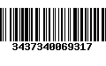 Código de Barras 3437340069317