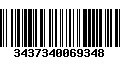 Código de Barras 3437340069348