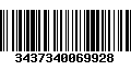 Código de Barras 3437340069928