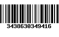 Código de Barras 3438630349416