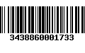 Código de Barras 3438860001733