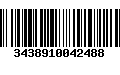 Código de Barras 3438910042488