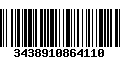 Código de Barras 3438910864110