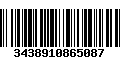 Código de Barras 3438910865087