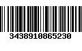 Código de Barras 3438910865230