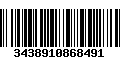 Código de Barras 3438910868491