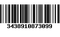 Código de Barras 3438910873099