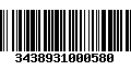 Código de Barras 3438931000580