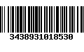 Código de Barras 3438931018530