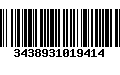 Código de Barras 3438931019414