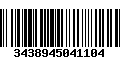 Código de Barras 3438945041104