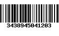 Código de Barras 3438945041203