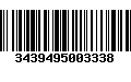 Código de Barras 3439495003338