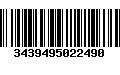 Código de Barras 3439495022490
