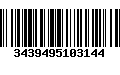 Código de Barras 3439495103144