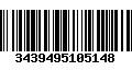 Código de Barras 3439495105148