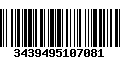 Código de Barras 3439495107081