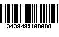 Código de Barras 3439495108088