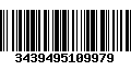 Código de Barras 3439495109979