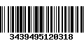 Código de Barras 3439495120318