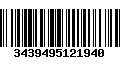 Código de Barras 3439495121940