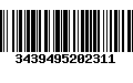 Código de Barras 3439495202311