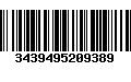 Código de Barras 3439495209389