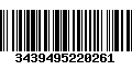 Código de Barras 3439495220261