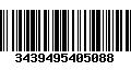 Código de Barras 3439495405088