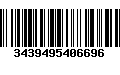 Código de Barras 3439495406696