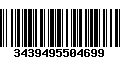 Código de Barras 3439495504699