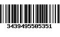 Código de Barras 3439495505351