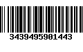 Código de Barras 3439495901443