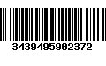 Código de Barras 3439495902372