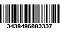 Código de Barras 3439496003337