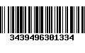 Código de Barras 3439496301334