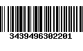 Código de Barras 3439496302201