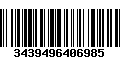 Código de Barras 3439496406985