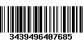 Código de Barras 3439496407685